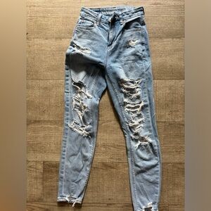 Blue jeans American eagle size 000